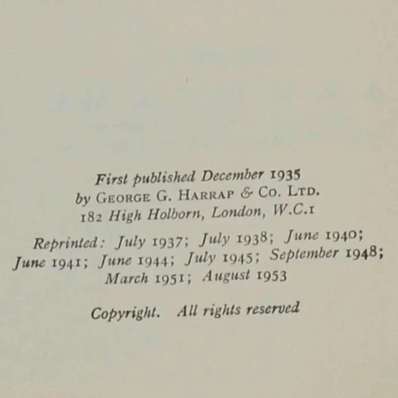 1953 Poems of  Adventure Book - Picture 3 of 5